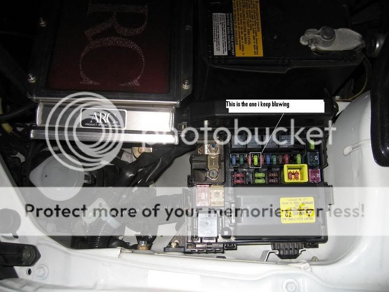 Blowing fuses EvolutionM Mitsubishi Lancer and Lancer Evolution